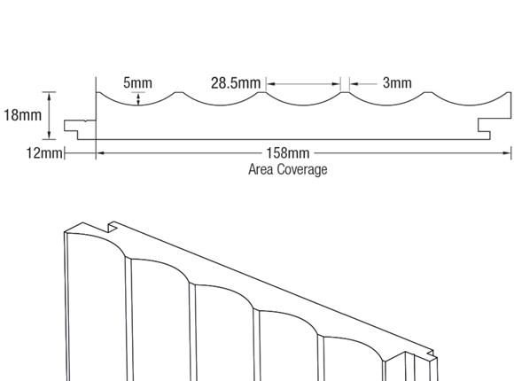 easylining mr mdf e-zero primed cove 30 2700x170x18 bundle of 3